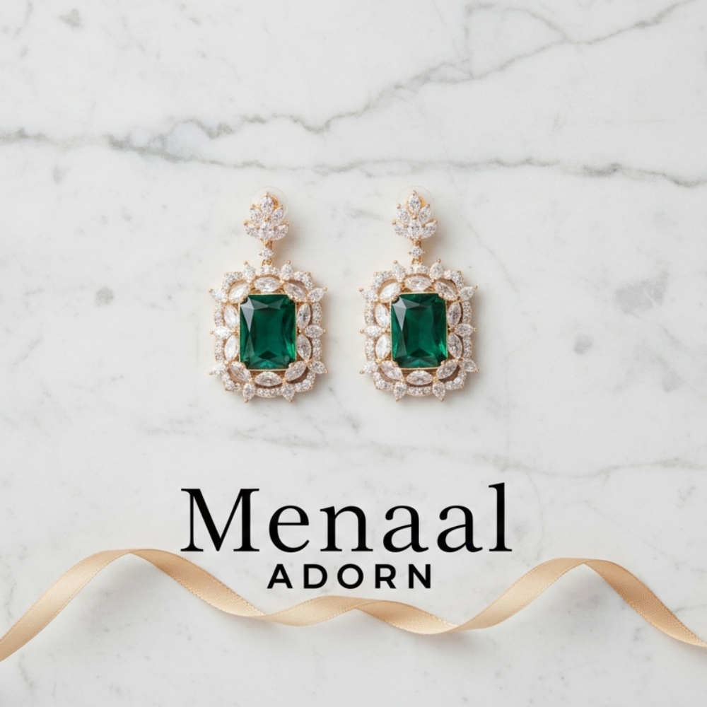 Verdant Majesty | Fashion Dangle Earrings